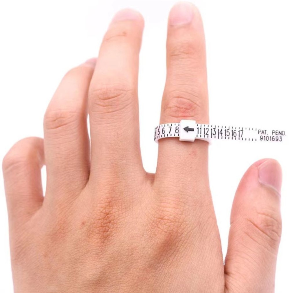 戒圍塑膠軟尺 戒指 板指 內圍 尺寸 測量-圖片-1